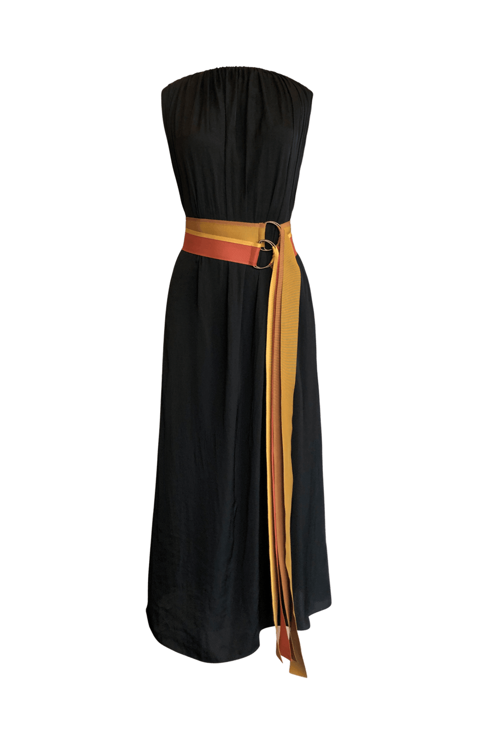 Fashion Designer CARL KAPP collection | Granite Onesize Fits All Black dress | Sydney Australia