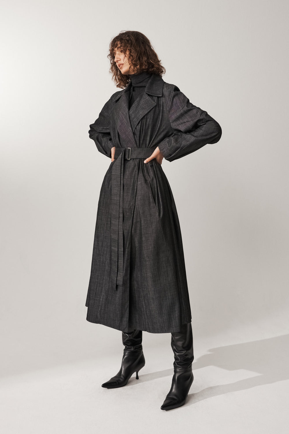 Jet Denim Coat