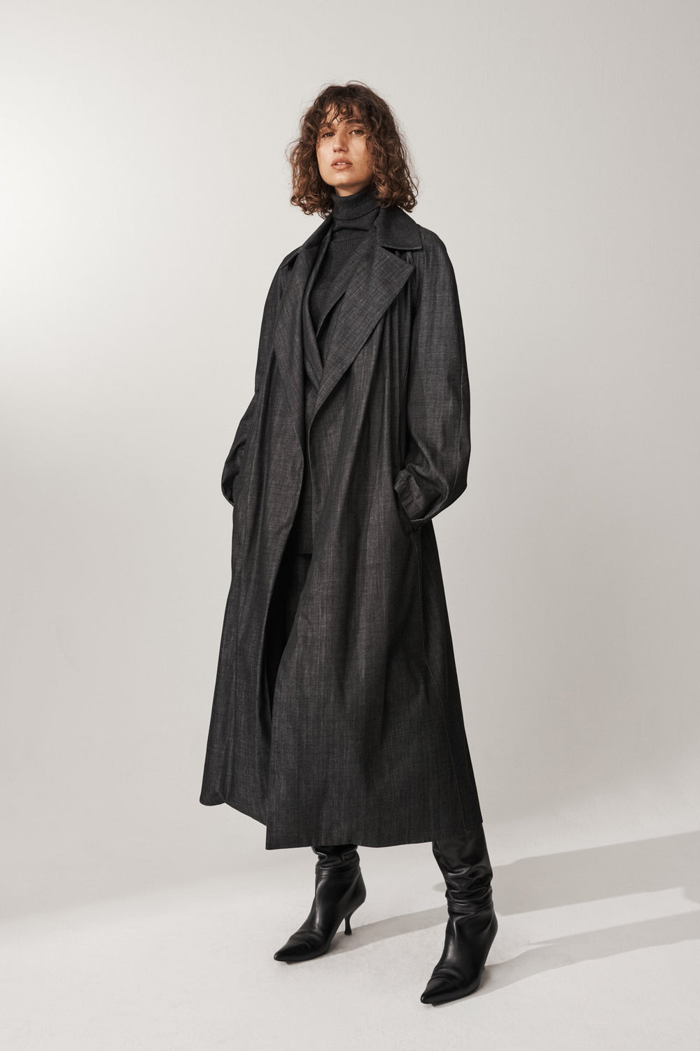 Jet Denim Coat