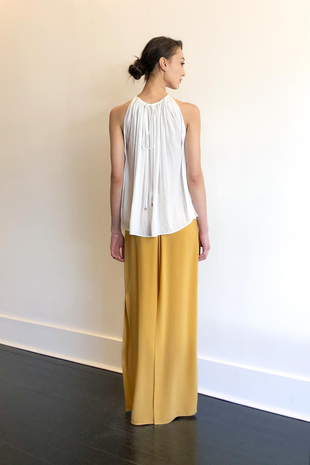 Fashion Designer CARL KAPP collection | Mila Onesize Fits All cocktail Top White | Sydney Australia