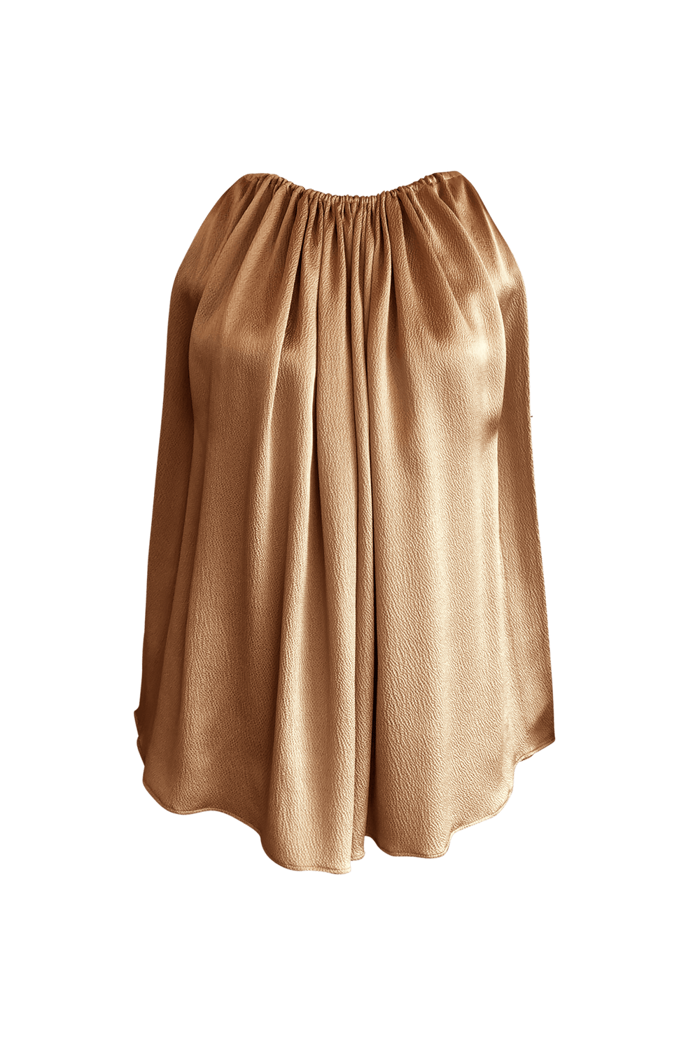 Fashion Designer CARL KAPP collection | Mila Onesize Fits All cocktail Silk Top Gold | Sydney Australia