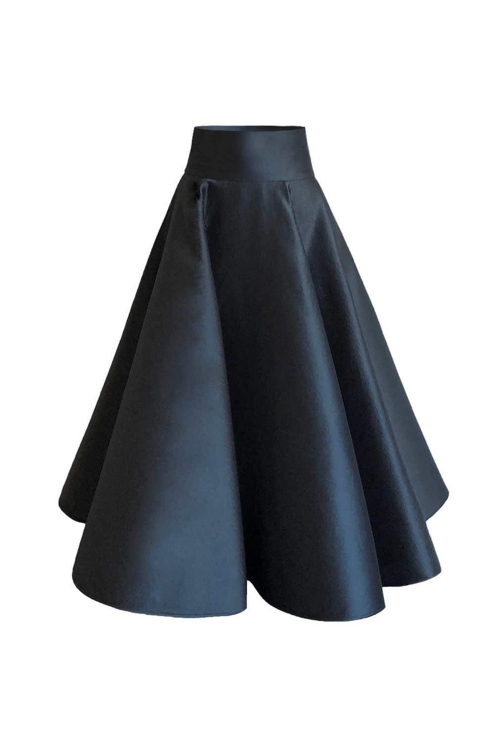 Fashion Designer CARL KAPP collection | Ophelia Silk Navy Formal Skirt | Sydney Australia