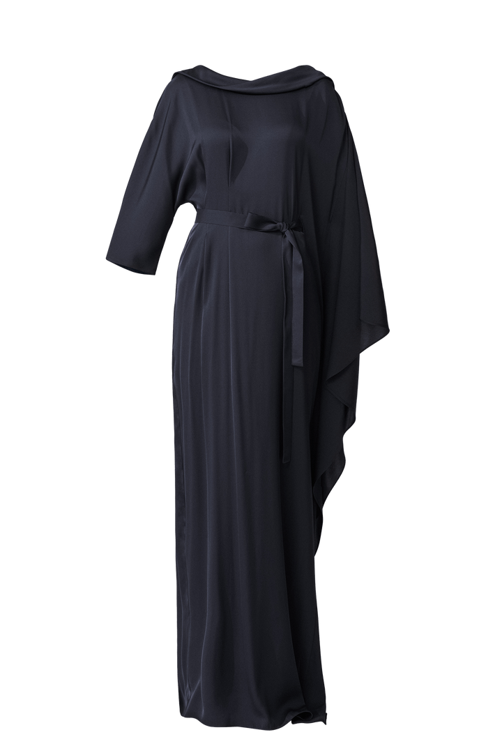 Waterfall Silk Dress