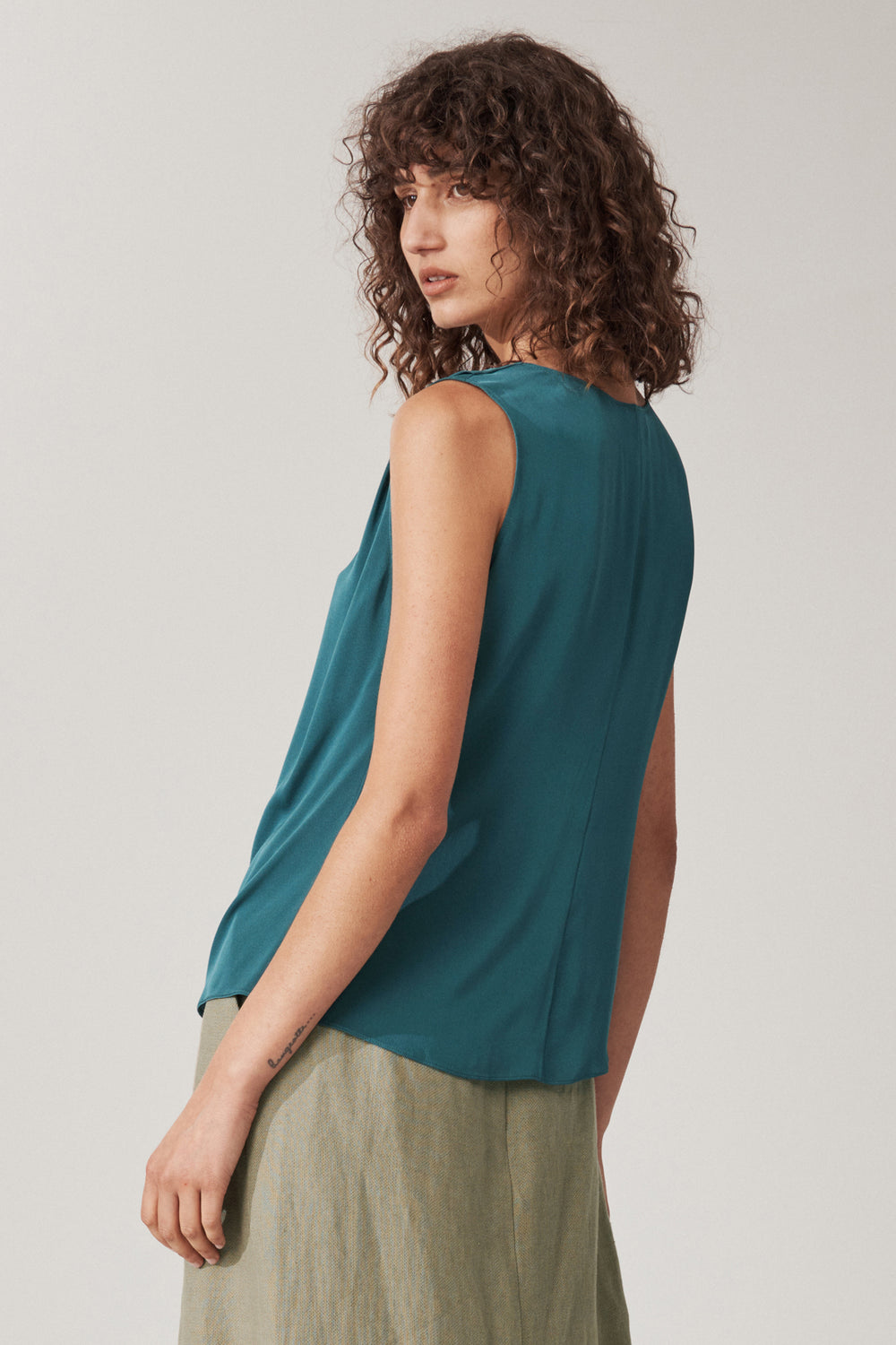 Silk Wrap Top