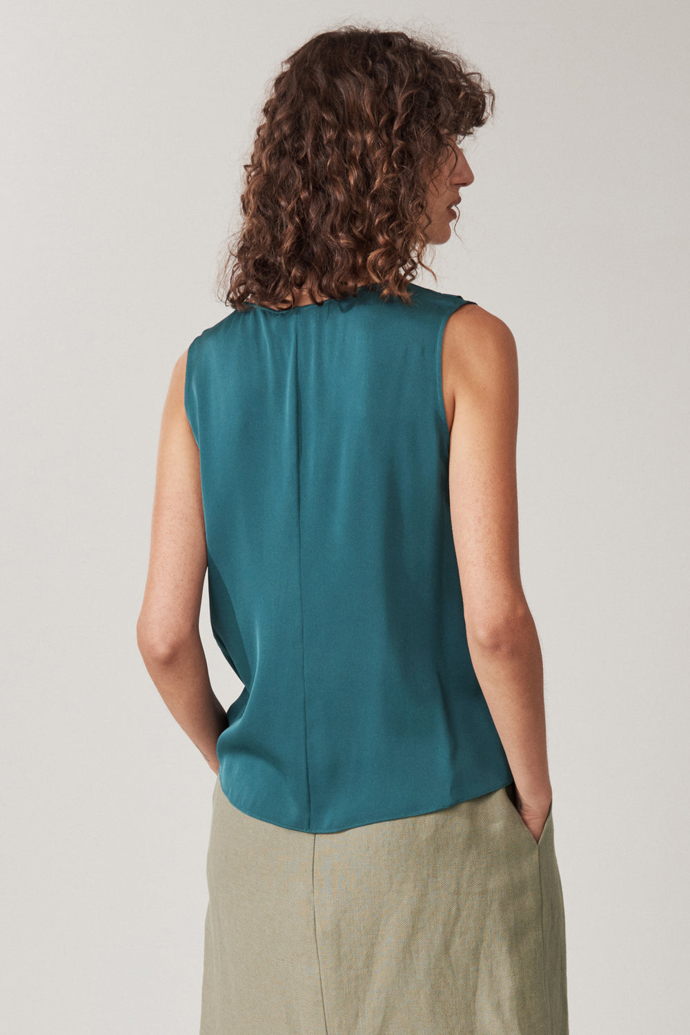 Silk Wrap Top