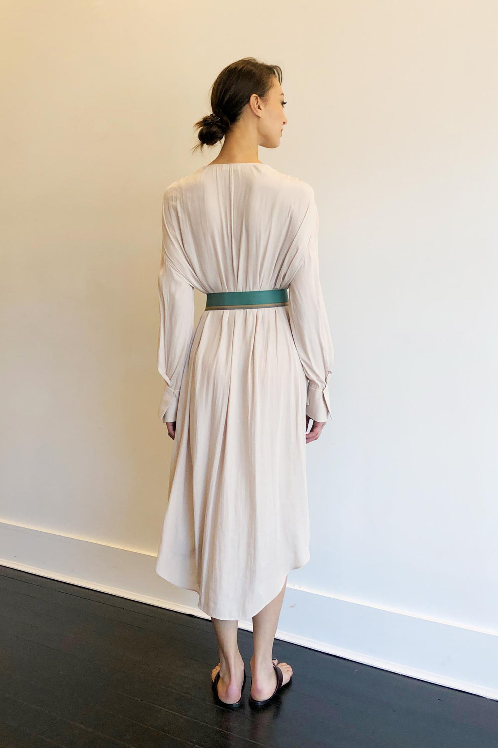 Fashion Designer CARL KAPP collection | Zil Pasyon Onesize Fits All cocktail White dress with sleeves | Sydney Australia